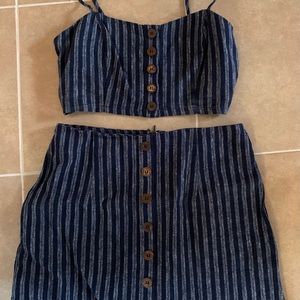 Forever 21 two-piece set.